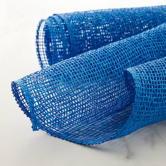 12 Pack: 10" x 19ft. Blue Poly Burlap Mesh by Celebrate It™